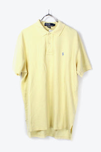 S/S POLO SHIRT / YELLOW【SIZE:M USED】