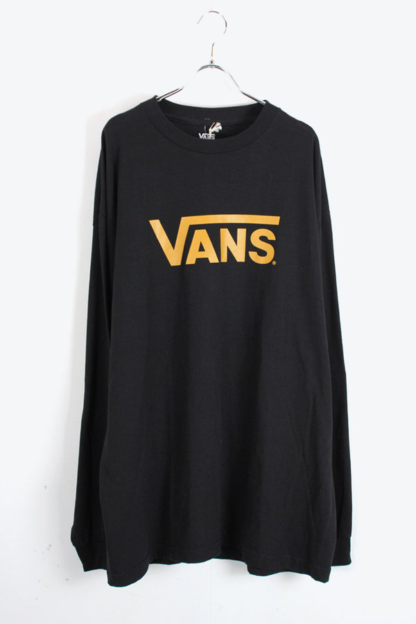 L/S LOGO T-SHIRT / BLACK [SIZE: XL NEW][USA企画品]