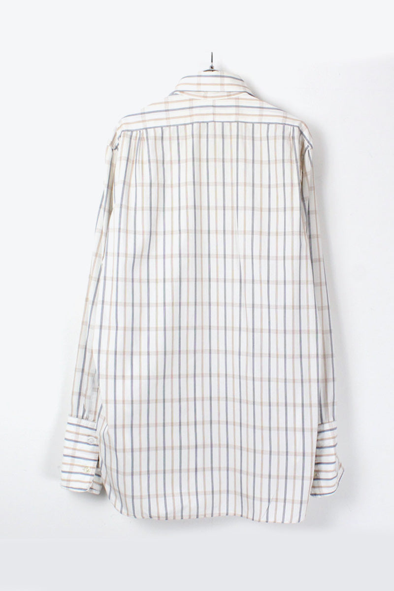 80'S L/S CHECK SHIRT / MULTI [SIZE: M相当 USED]