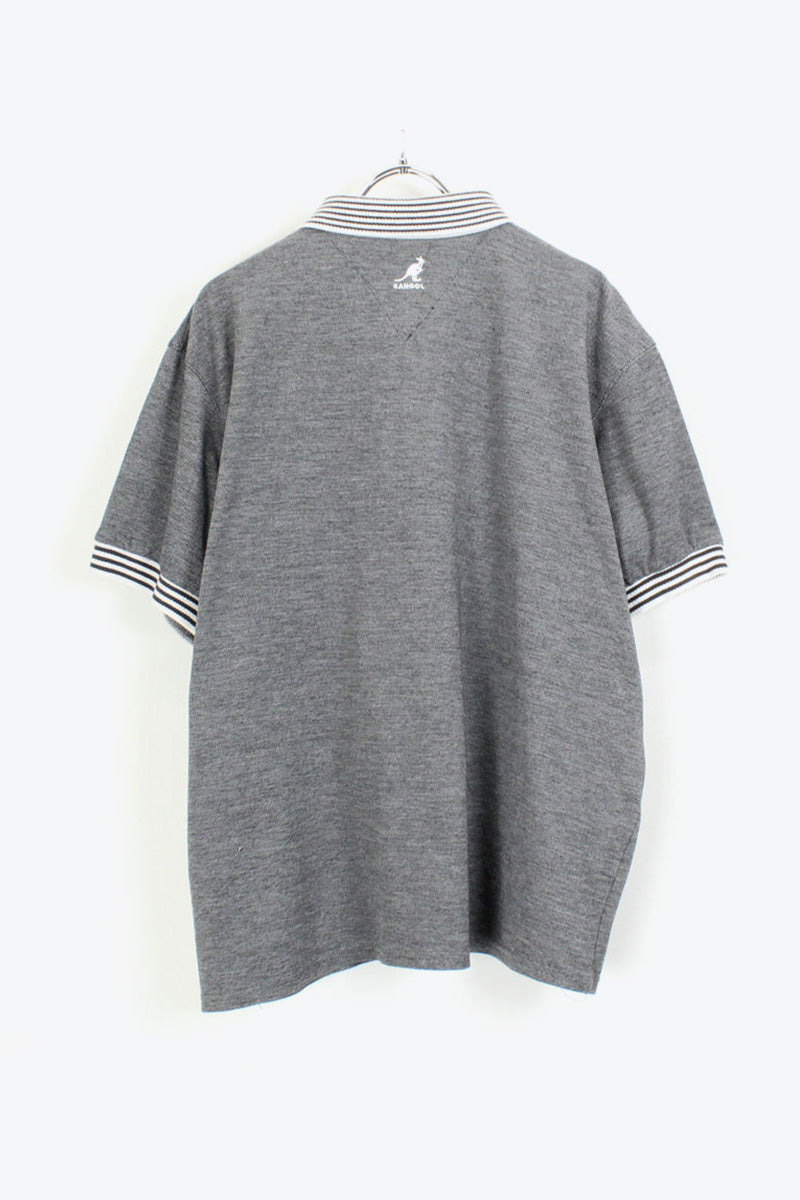 S/S 폴로 셔츠 / 그레이【사이즈:XXL USED】
