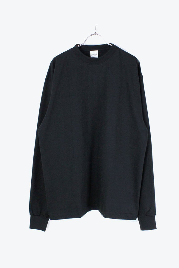 MADE IN USA #305 8OZ MAX WEIGHT L/S T-SHIRT / BLACK