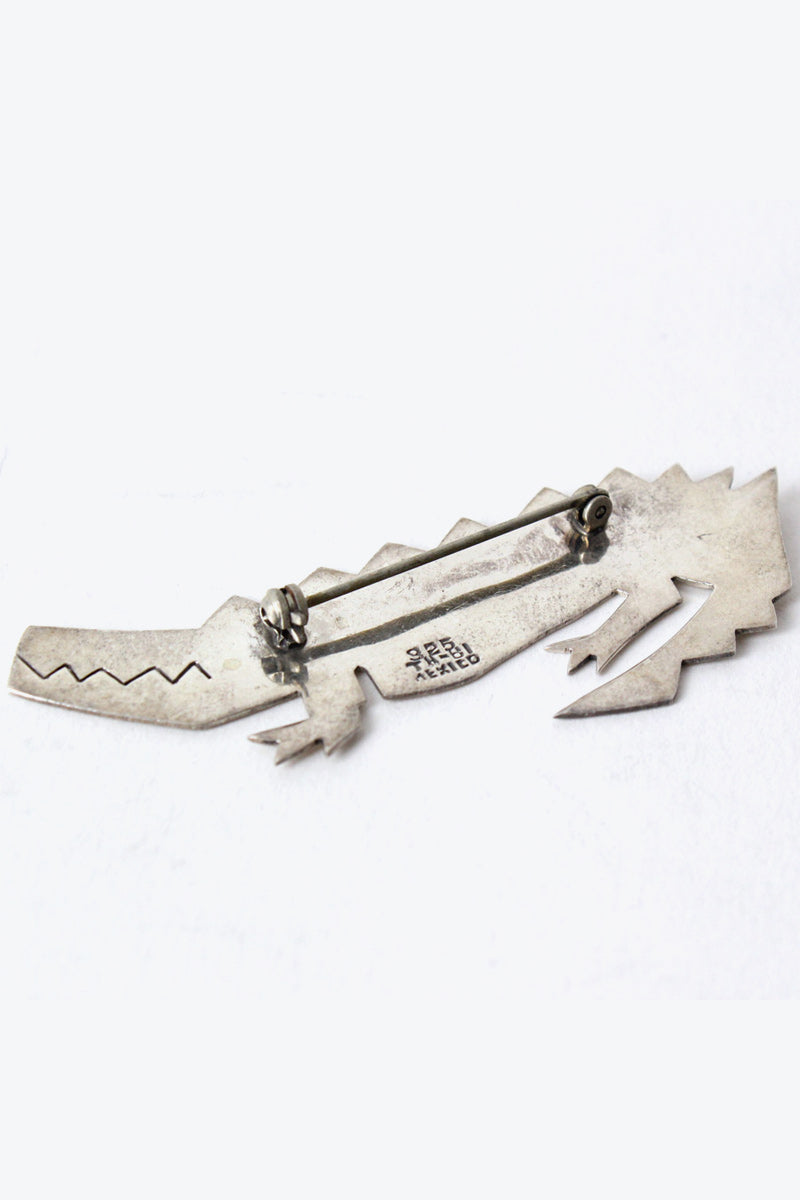 MADE IN MEXICO SILVER PIN BADGE [ONE SIZE: USED]