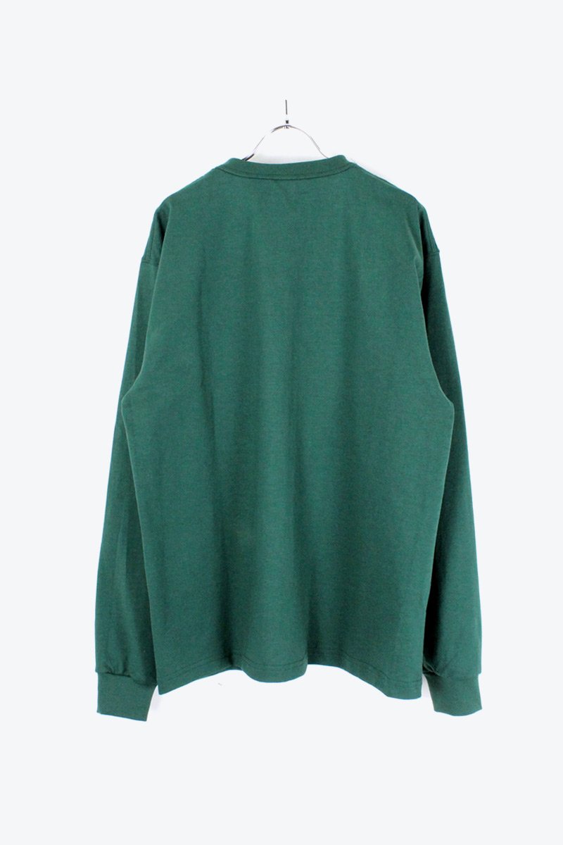 MADE IN USA #305 8OZ MAX WEIGHT L/S T-SHIRT / GREEN