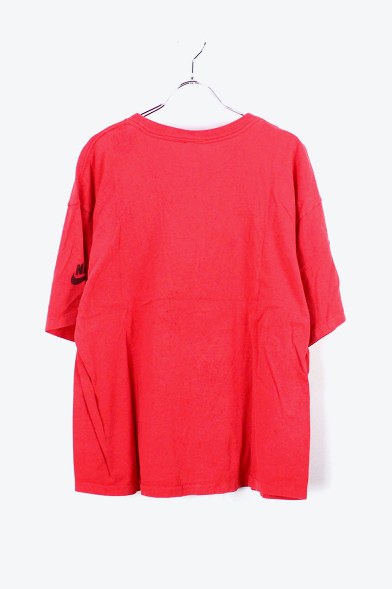MADE IN USA 90'S S/S AIR JORDAN / RED [SIZE:L USED]