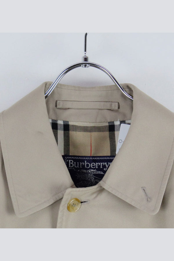 MADE IN ENGLAND 80-90'S BALMACAAN COAT / BEIGE [SIZE: 44 USED]