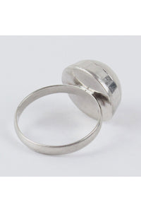 925 SILVER RING/SILVER [SIZE:19号相当 USED]