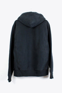 ONE POINT REVERSE WEAVE PULLOVER SWEAT HOODIE / BLACK [SIZE: S USED]