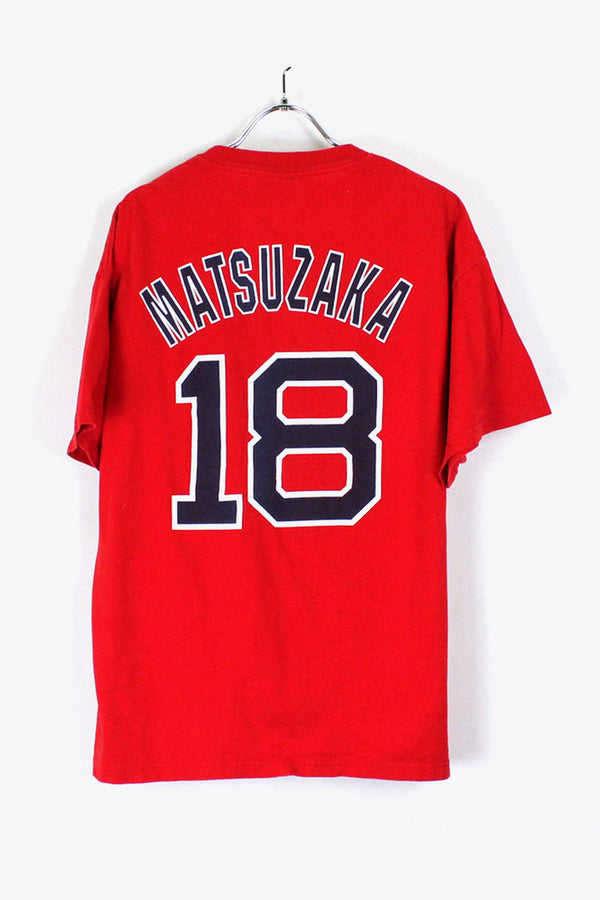 RED SOX MATSUZAKA T-SHIRT / RED [SIZE:L相当 USED]