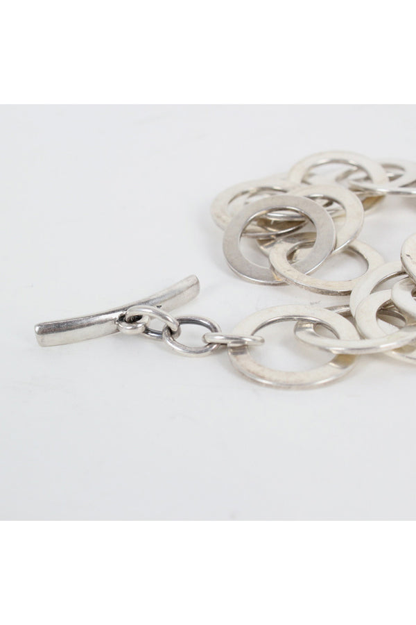SILVER BRACELET T-BAR [SIZE:ONE SIZE, USED]