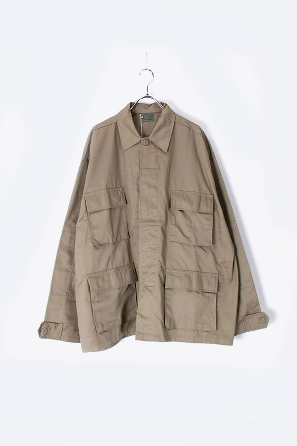 BDU SHIRT JACKET / KHAKI [NEW]