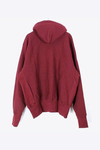 MADE IN USA #232 12OZ CROSS-KNIT PULLOVER HOODED / BURGUNDY