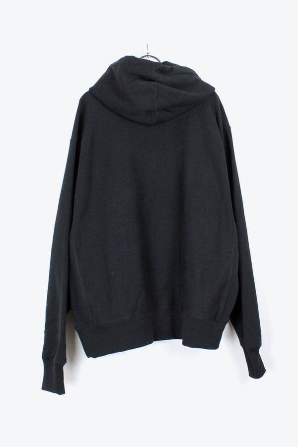 REVERSE WEAVE SWEAT HOODIE / BLACK [70%OFF]