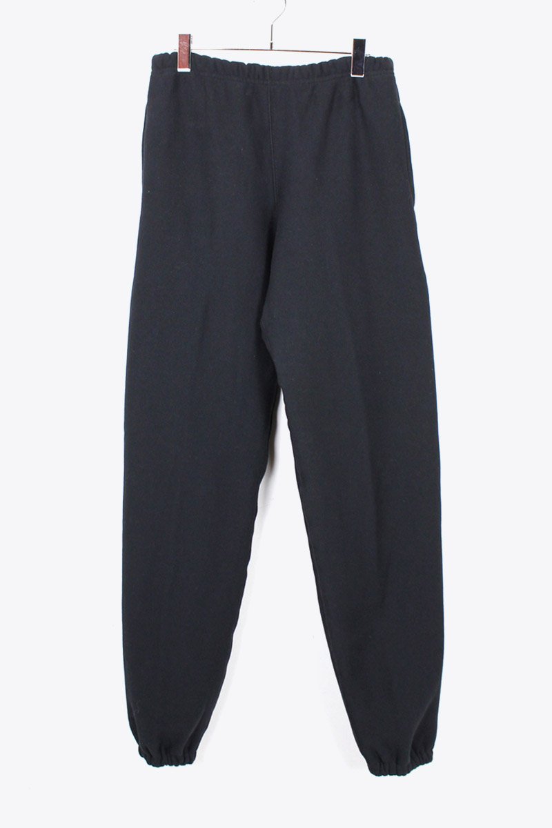 MADE IN USA #233 12OZ CROSS-KNIT SWEAT PANTS / BLACK