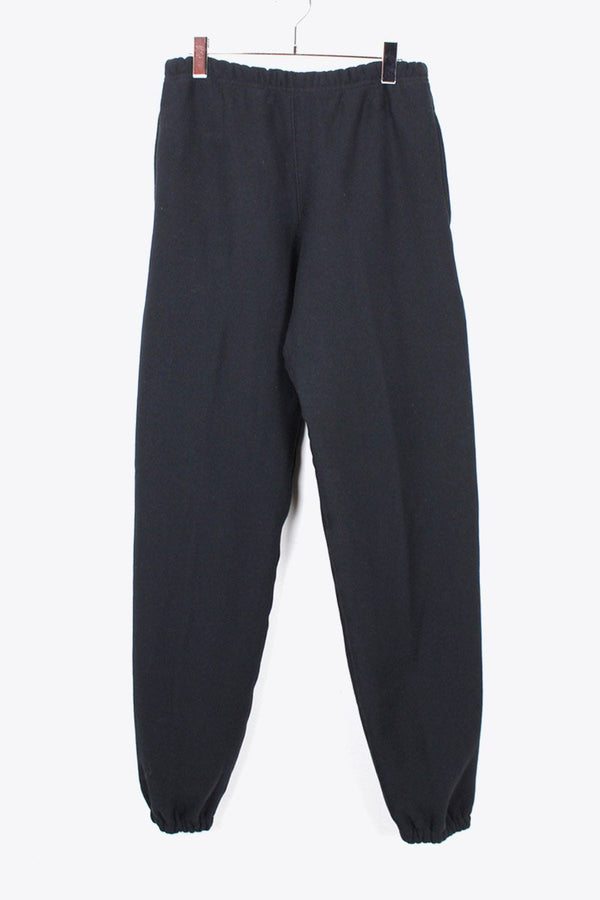 MADE IN USA #233 12OZ CROSS-KNIT SWEAT PANTS / BLACK