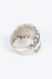 925 SILVER RING【SIZE: 13号相当 USED】