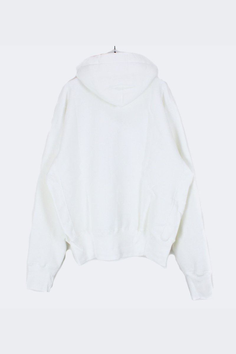 MADE IN USA #232 12OZ CROSS-KNIT PULLOVER HOODED / WHITE