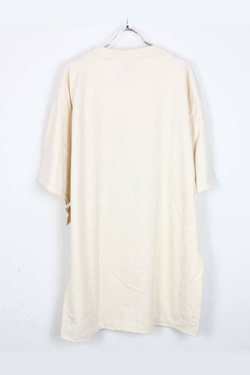 MADE IN USA FISH T-SHIRT / IVORY [SIZE: XL DEADSTOCK/NOS]