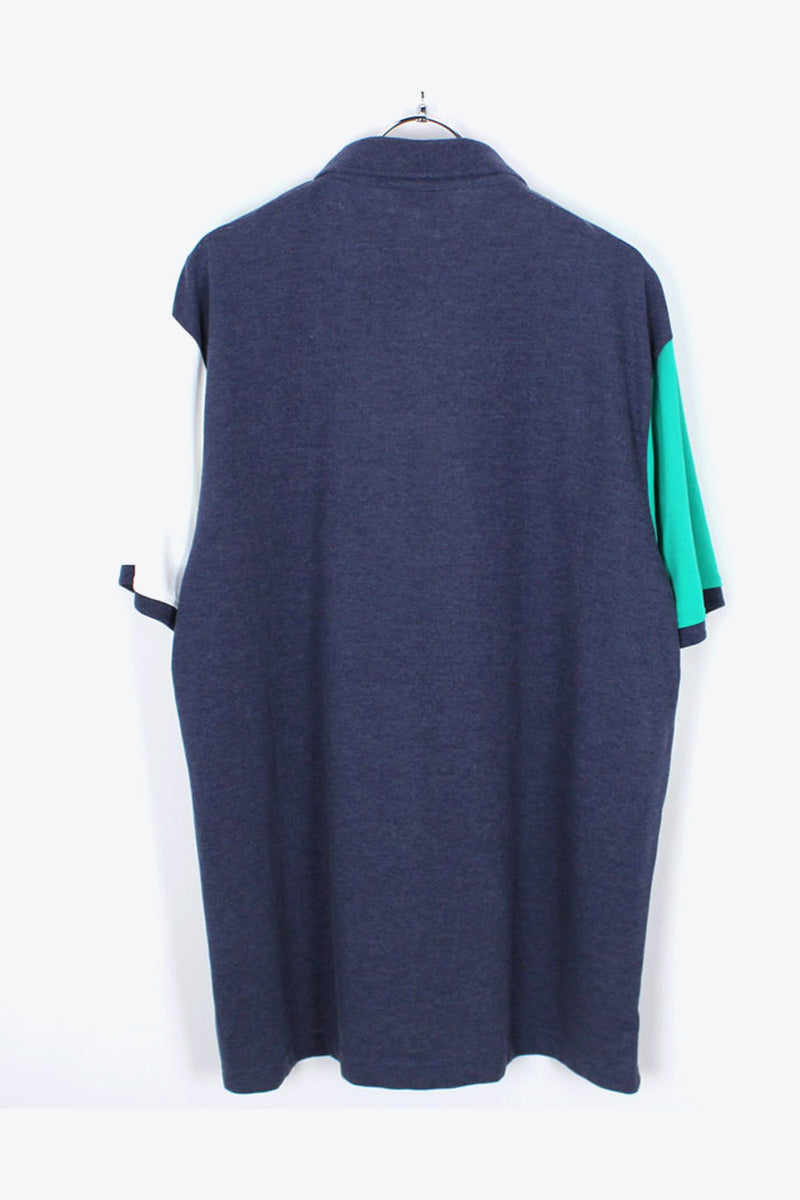 S/S POLO BORDER / GREEN/WHITE【사이즈:XXL USED】