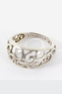 925 SILVER RING【SIZE:12号相当 USED】