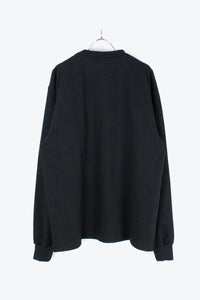 MADE IN USA #305 8OZ MAX WEIGHT L/S T-SHIRT / BLACK