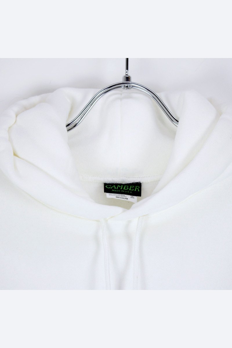 MADE IN USA #232 12OZ CROSS-KNIT PULLOVER HOODED / WHITE