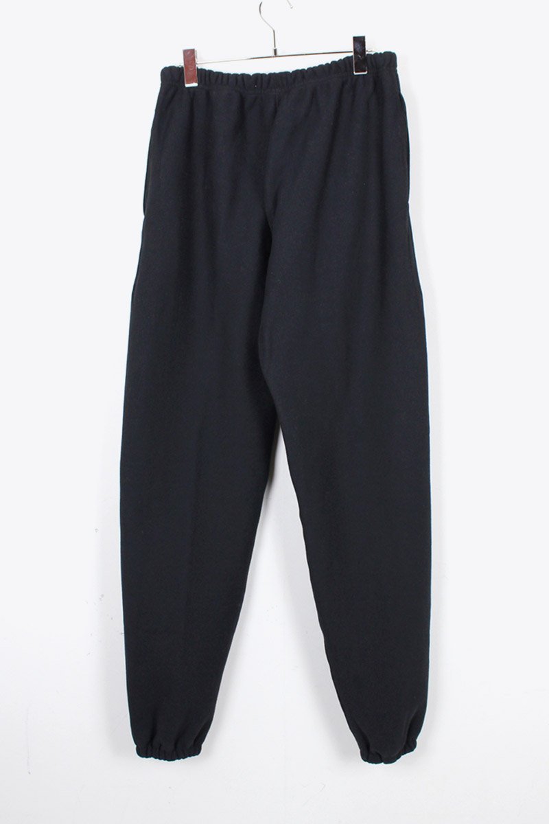 MADE IN USA #233 12OZ CROSS-KNIT SWEAT PANTS / BLACK