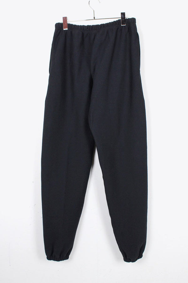 MADE IN USA #233 12OZ CROSS-KNIT SWEAT PANTS / BLACK