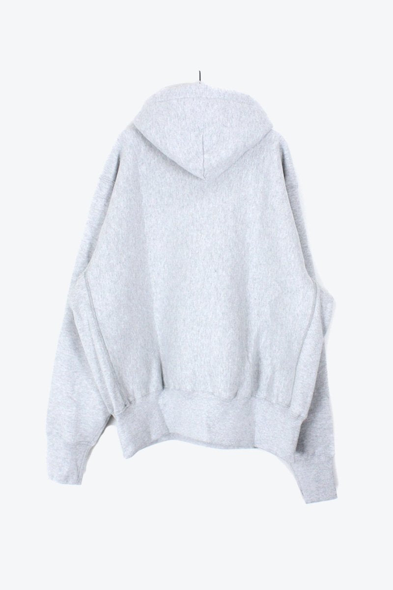 MADE IN USA #232 12OZ CROSS-KNIT PULLOVER HOODED / GREY