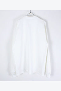 MADE IN USA #305 8OZ MAX WEIGHT L/S T-SHIRT / WHITE
