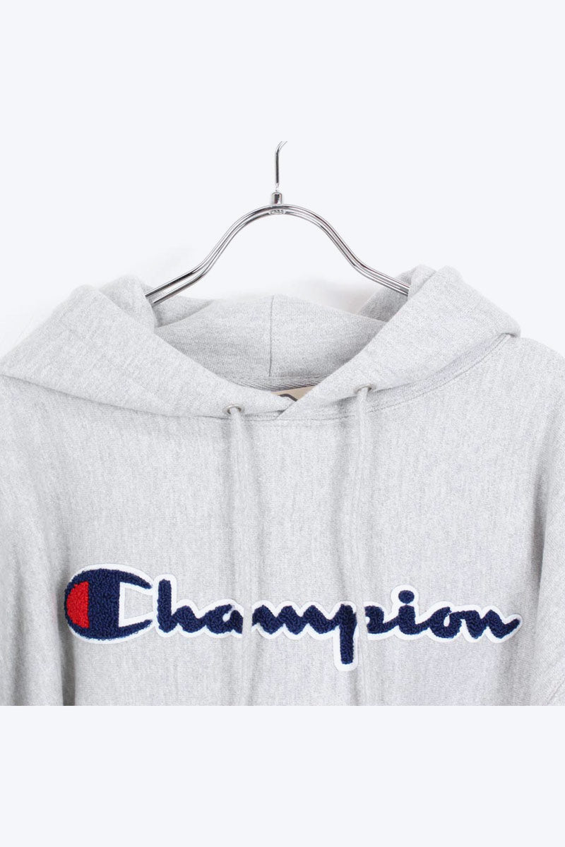 REVERSE WEAVE SWEAT HOODIE / GREY [70%OFF]