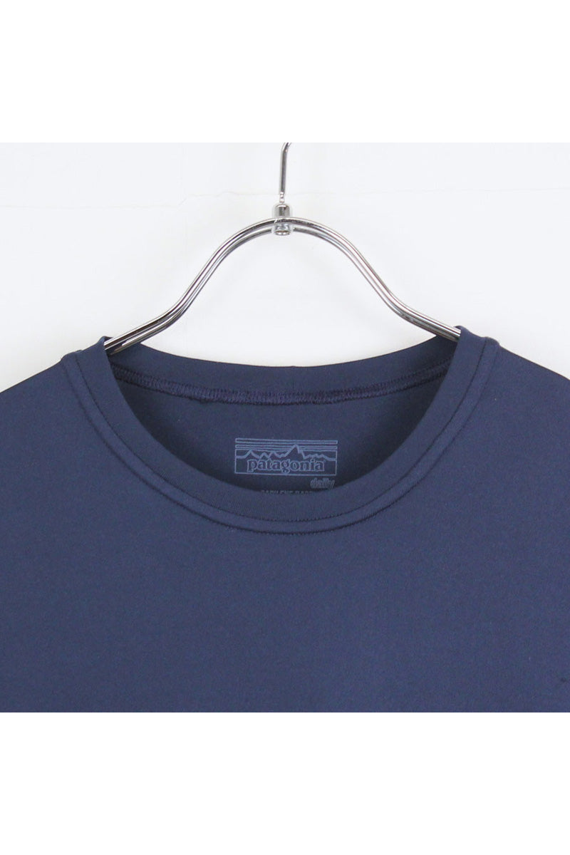 16'S CAPILENE BASELAYER DAILY S/S T-SHIRT / NAVY [SIZE:XS USED]