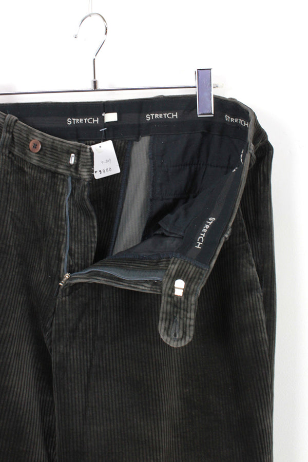 90'S CORDUROY PANTS / DARK OLIVE [SIZE: Equivalent to 32 USED]