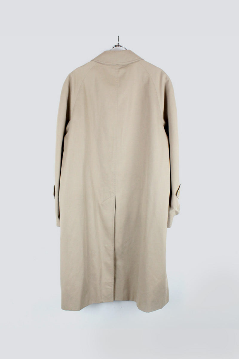 MADE IN ENGLAND 80-90'S BALMACAAN COAT / BEIGE [SIZE: 44 USED]