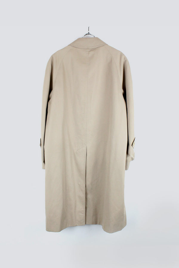 MADE IN ENGLAND 80-90'S BALMACAAN COAT / BEIGE [SIZE: 44 USED]