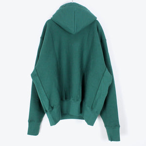MADE IN USA #232 12OZ CROSS-KNIT PULLOVER HOODED / GREEN