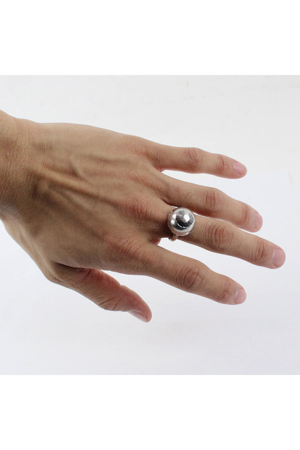 925 SILVER RING/SILVER [SIZE: US 9.5 (approx.) USED]