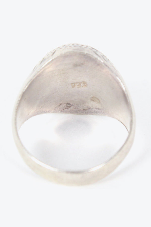 925 SILVER RING [SIZE: Approx. US 8.5 (JPN 18) USED]