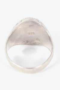 925 SILVER RING 【SIZE: 18号相当 USED】