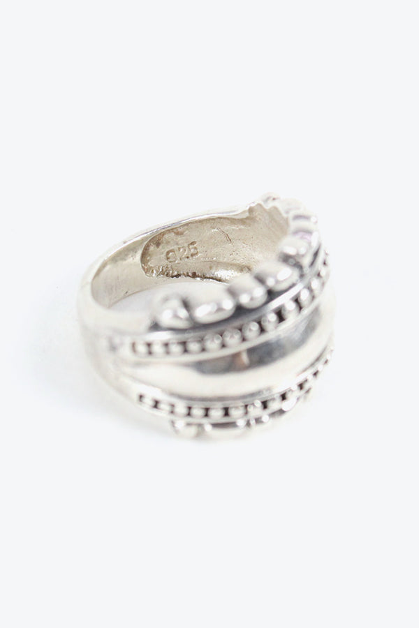 925 SILVER RING [SIZE: US 6.5 (equivalent to JP 13) USED]