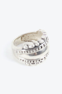 925 SILVER RING【SIZE: 13号相当 USED】