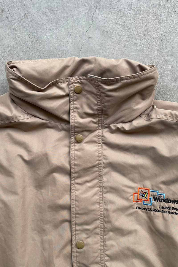 00'S WINDOWS 2000 NYLON JACKET / BEIGE [SIZE: L USED]