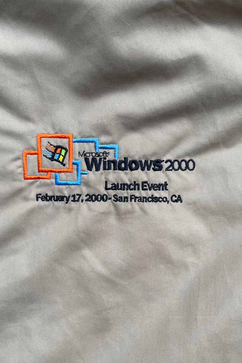 00'S WINDOWS 2000 NYLON JACKET / BEIGE [SIZE: L USED]
