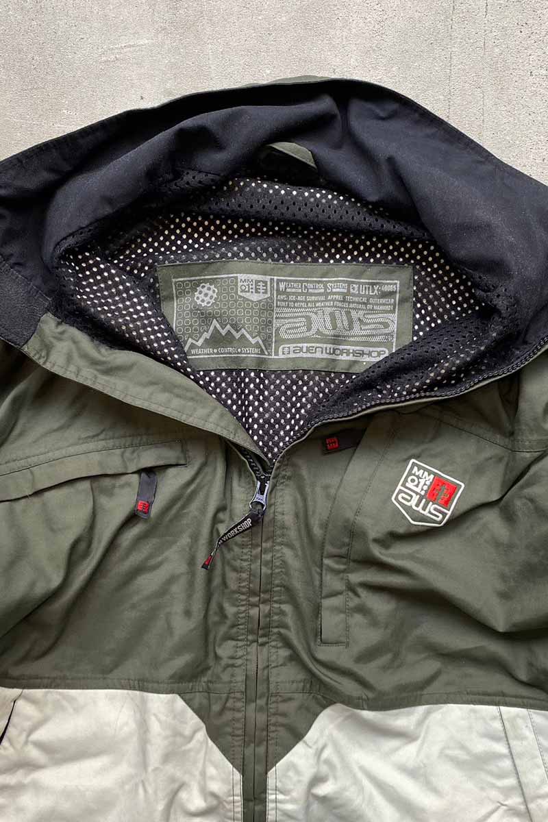 EARLY 00'S NYLON JACKET / KHAKI [SIZE: L USED]