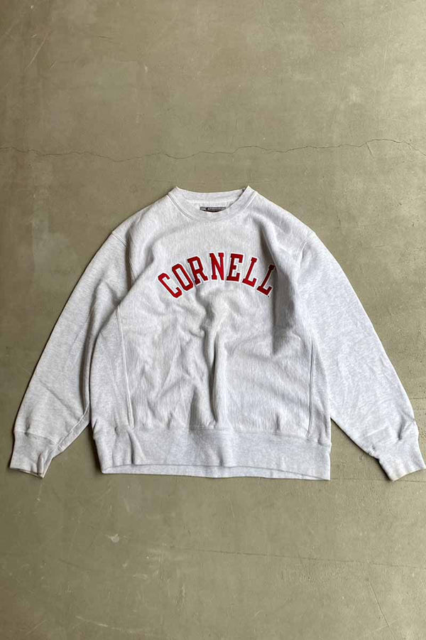 ORIGINAL REVERSE WEAVE CORNELL COLLEGE SWEATSHIRT / GRAY [SIZE: L USED]