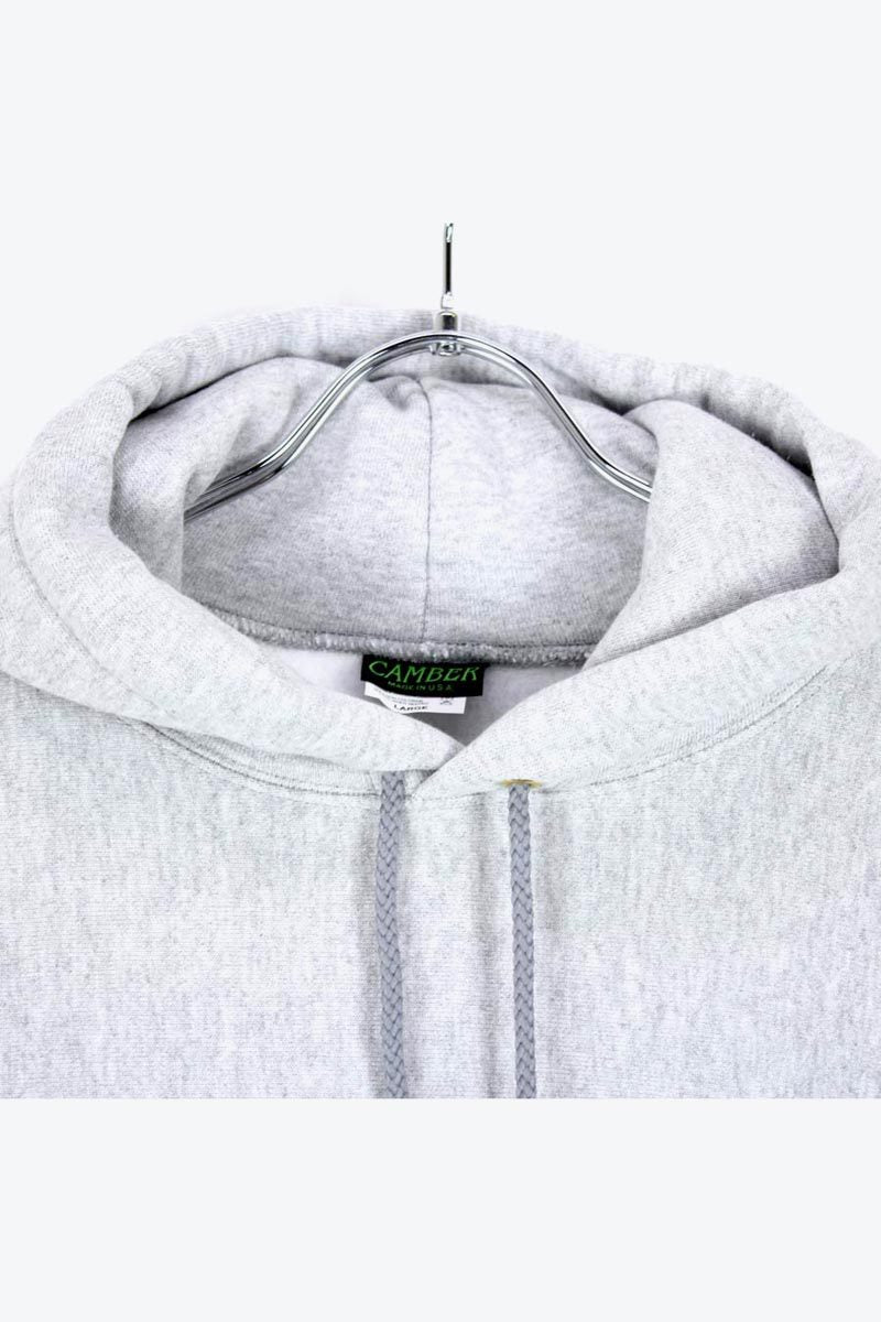 MADE IN USA #232 12OZ CROSS-KNIT PULLOVER HOODED / GREY