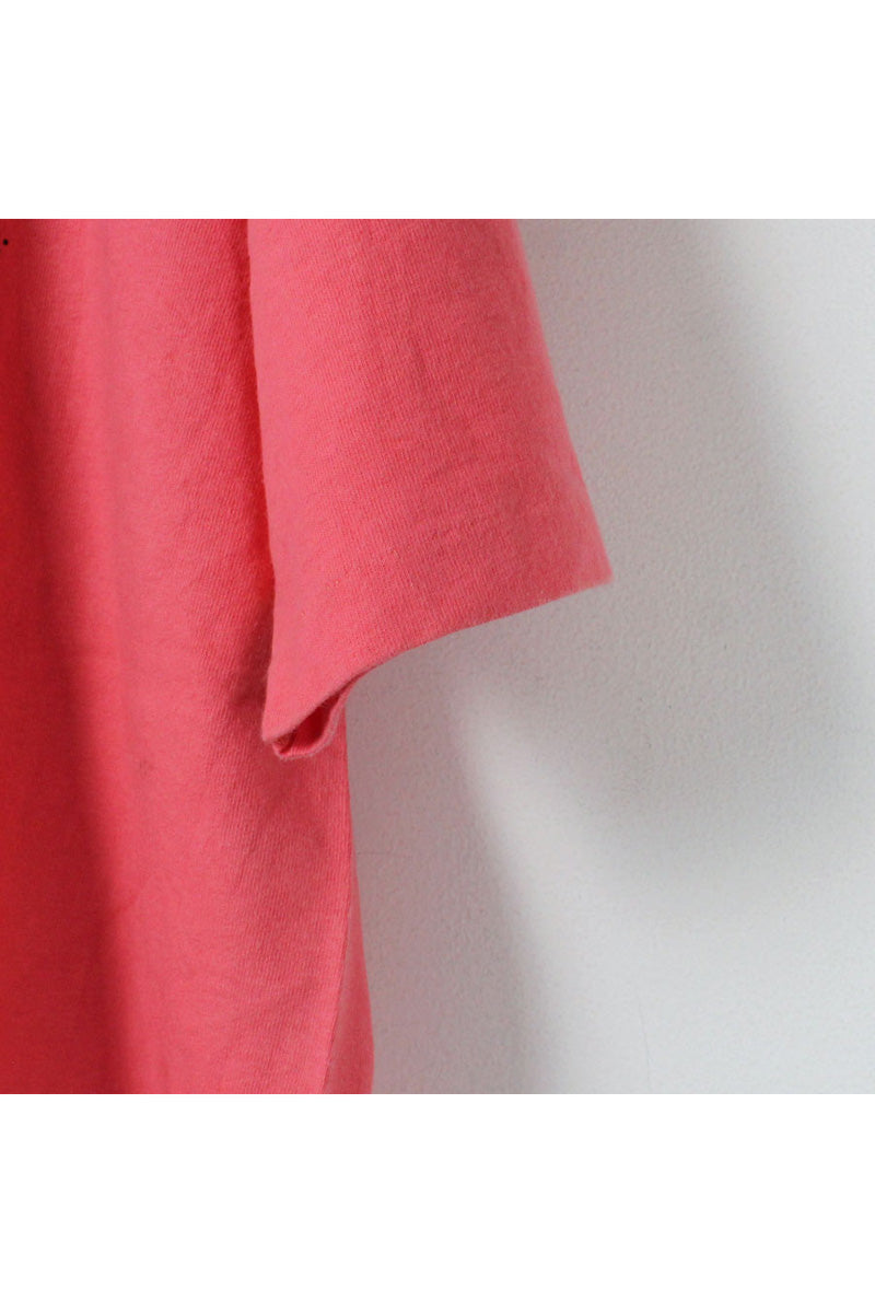 MADE IN USA PRINT T-SHIRT / PINK [SIZE: XL USED]