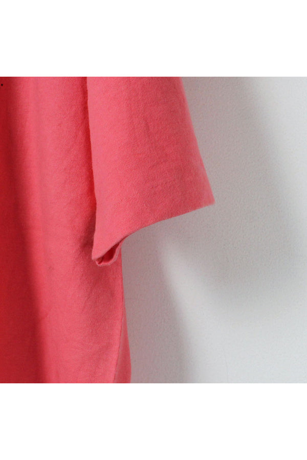 MADE IN USA PRINT T-SHIRT / PINK [SIZE: XL USED]