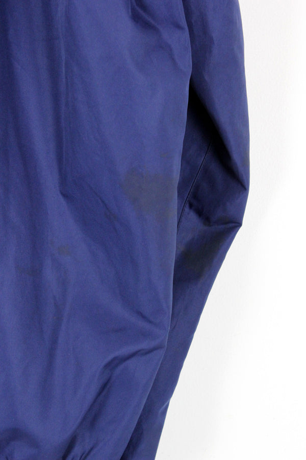 90'S PULLOVER NYLON JACKET / NAVY [SIZE: XL USED]