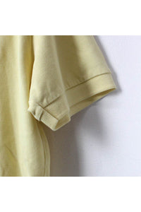 S/S POLO SHIRT / YELLOW【SIZE:M USED】