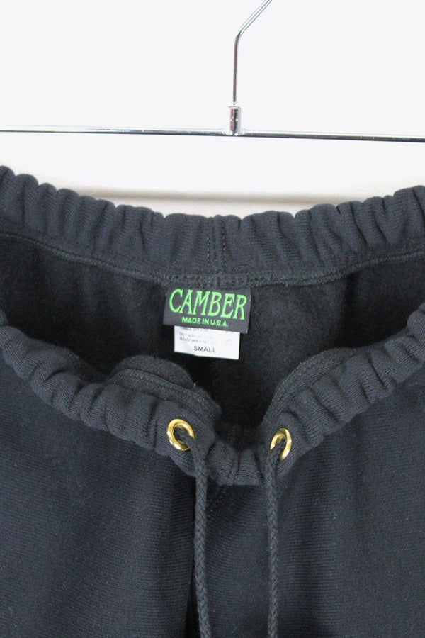 MADE IN USA #233 12OZ CROSS-KNIT SWEAT PANTS / BLACK